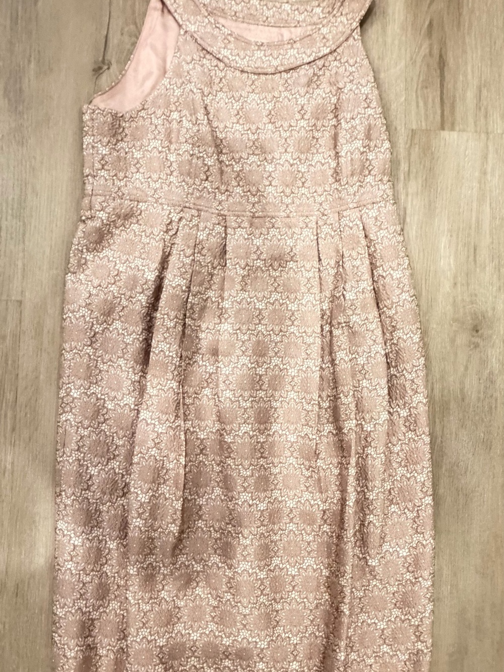 Burberry Pink Floral Lace Sleeveless Party Dress - Picture 3 of 5